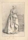 A Woman Standing next to a Chair