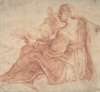 Seated Sibyl and Attendant Genius