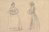 Two Studies of a Woman in Peasant Costume