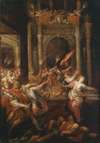 A Scene from the Trojan War. The Death of King Priam