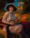 Woman with Instrument