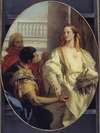 Latinus Offering his Daughter Lavinia to Aeneas in Matrimony