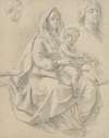 Seated Woman with a Child on her Lap (Study for a Mystic Marriage of St. Catherine of Alexandria)