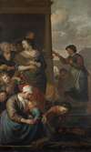 Allegory of food distribution to the poor