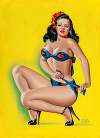 Pin-Up in a Bikini