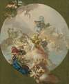An allegory of peace, a preparatory study for a ceiling