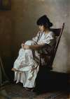 Girl Seated in a Rocking Chair