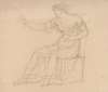 A Seated Classical Female Figure