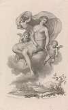 Venus with three Cupids in the Sky