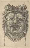 Satyr Mask with Curled Horns, Leafy Eyebrows and a Cloth Hanging Beneath the Chin