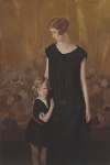 Portrait of Gwen and Diana Gunn, the artist’s first wife and daughter