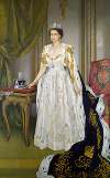Queen Elizabeth II in Coronation Robes