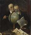 Settling an Argument (Two Men Consulting the Globe)