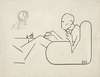 Caricature of Marcel Duchamp