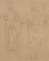 Two Studies of a Standing Youth in Quattrocento Clothing