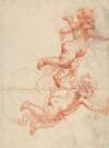 Two Studies of a Flying Putto