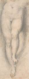 Study for Lower Part of Torso and Legs of a Young Boy
