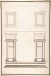 Entrance Portal; Plan and Elevation, Each Pier Consisting of Two Pilasters