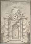 Design for Festival Architecture for an Entry into Paris for the King of Sweden, Fredrerick I of Hesse