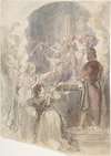 Scene from ‘My Aunt Margaret’s Mirror’ (Keepsake Story by Sir Walter Scott)