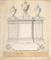 Design for a Monument to the Three Wives of the First Earl of Guilford, at Wroxton, Oxfordshire