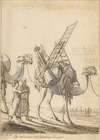 Ein mit einem Zelt beladenes Cameel (Man with a Tent-Laden Camel)