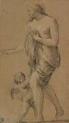 Study of a Female Figure with a Putto