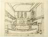 Study for Court of King’s Bench, Westminster Hall, from Microcosm of London