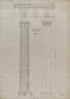 Orders of Architecture, Renaissance Doric Order from Vincenzo Scamozzi, Elevation