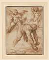 Studies of a Figure Bending Over, Two Putti, and an Arm