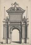Architectural Design for an Arch with Corinthian Columns