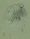 Kopf eines Mädchens (Studie zur ‘Heimkehr des Landwehrmannes’, 1817)
