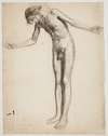 Study for the figure of Christ Crucified
