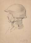 Study of a soldier’s head