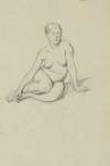 Sketch of a nude female