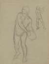 Sketches of two male nudes for the painting ‘Martyrdom of St. Matthias’