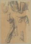 Studies of clothing fragments of assailants to the painting ‘Martyrdom of St Josaphat Kuntsevych’