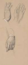 Studies of David’s and Jacob’s hands for the painting ‘The Immaculate Conception of the Blessed Virgin Mary’