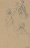 Study of figures for the painting ‘Queen Jadwiga’s Oath’