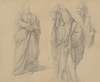Study of robes of the high priest and the man in turban to the painting ‘Martyrdom of St. Matthias’