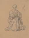 Study of the figure of St. Matthias to the painting ‘Martyrdom of St. Matthias’
