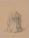 Study of the robes of St. Matthias to the painting ‘Martyrdom of St. Matthias’