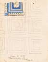 Design for reflected ceiling plan.] [Partially colored drawing for ceiling plan