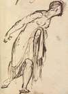 Study of a Leaning Figure
