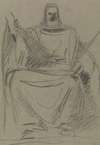 Study of a Seated Male Figure