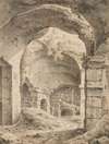 View of the interior of the Colosseum, Rome