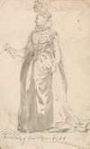 Figure Costume Study; French Lady of Quality in 1501