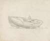 Study of Moored Boat with Seated Figure