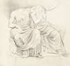 Study of Two Headless Classical Statues
