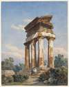 A Temple Ruin in Agrigento